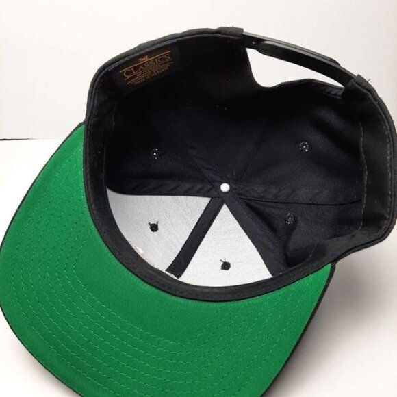 BORN HATER by The Classics Baseball Ball Hat Snapback B&W - Picture 7 of 8